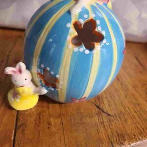 Vintage Antique Porcelain Bunny figurine new in box